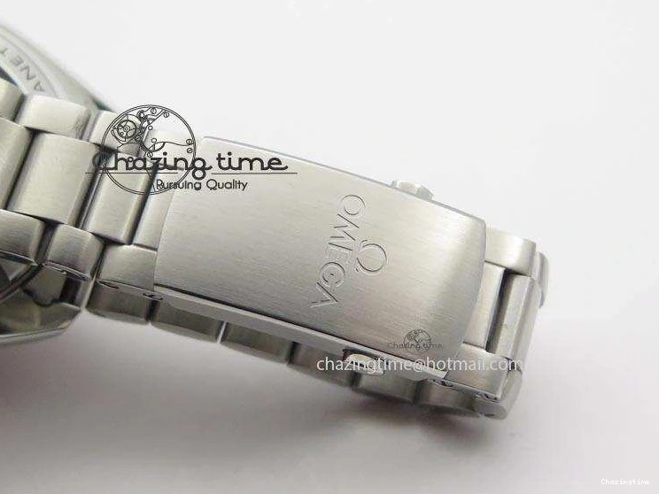 0523 Planet Ocean GMT 43.5mm V6F Goodplanet Orange Marker Blue Dial On SS Bracelet A ModernLook 8215